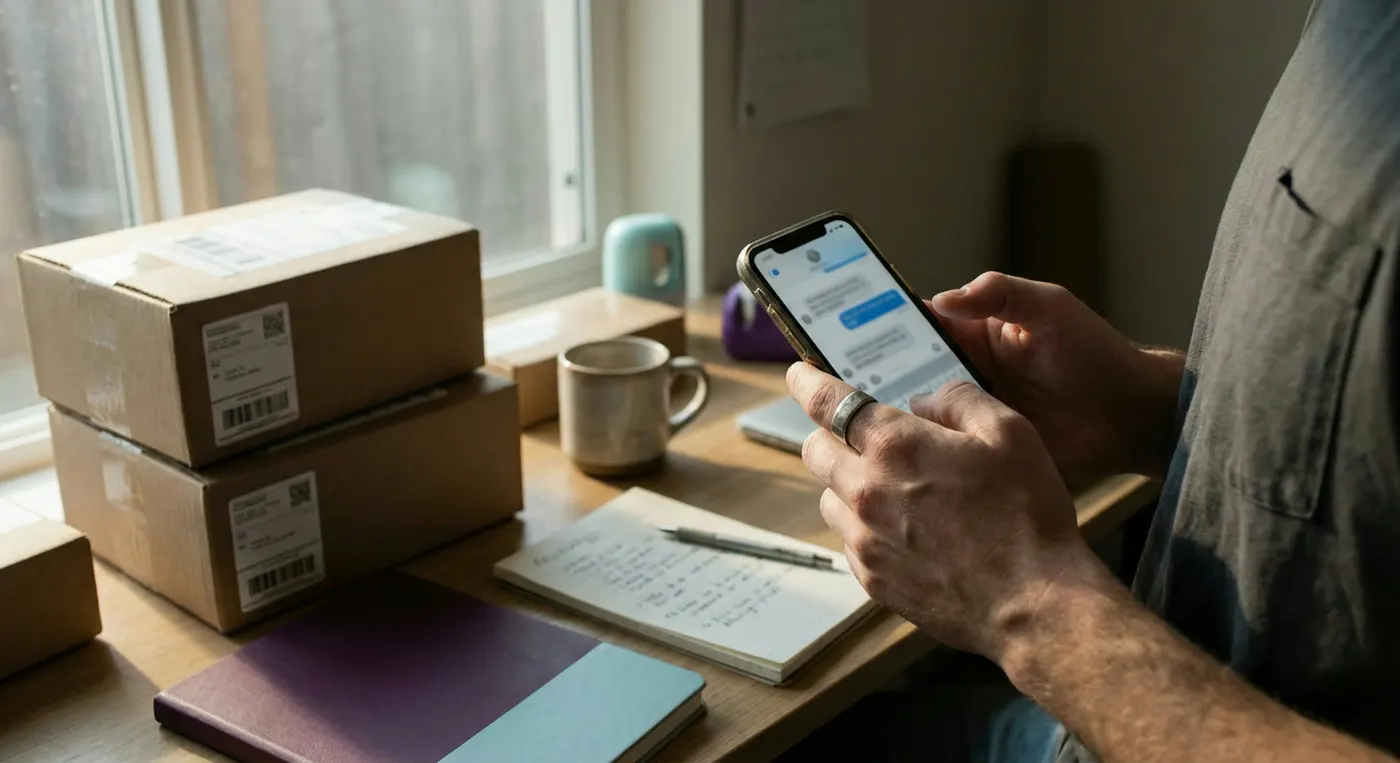 Seguimiento de clientes por WhatsApp tras recibir un pedido
