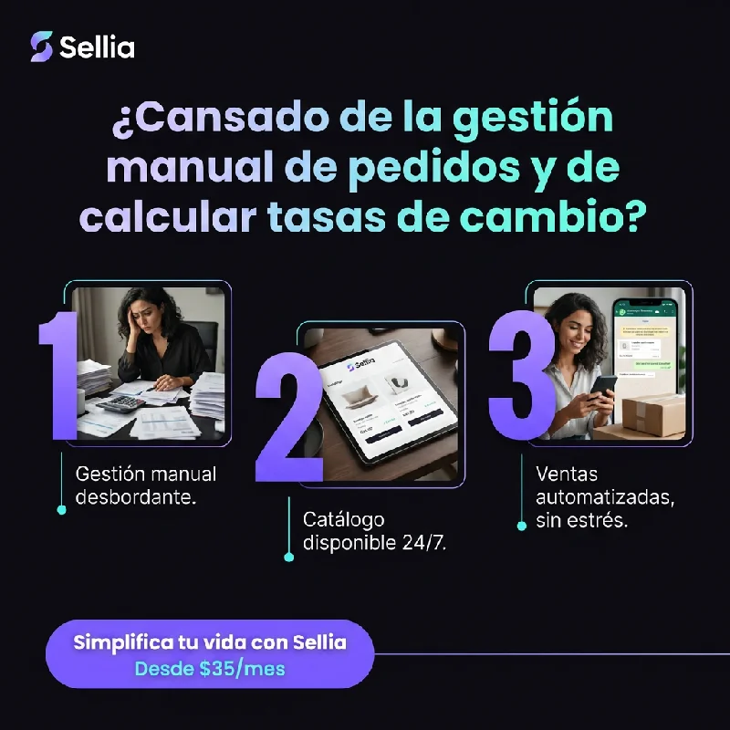 De la gestión manual de pedidos al catálogo 24/7 que trabaja solo, en 3 pasos